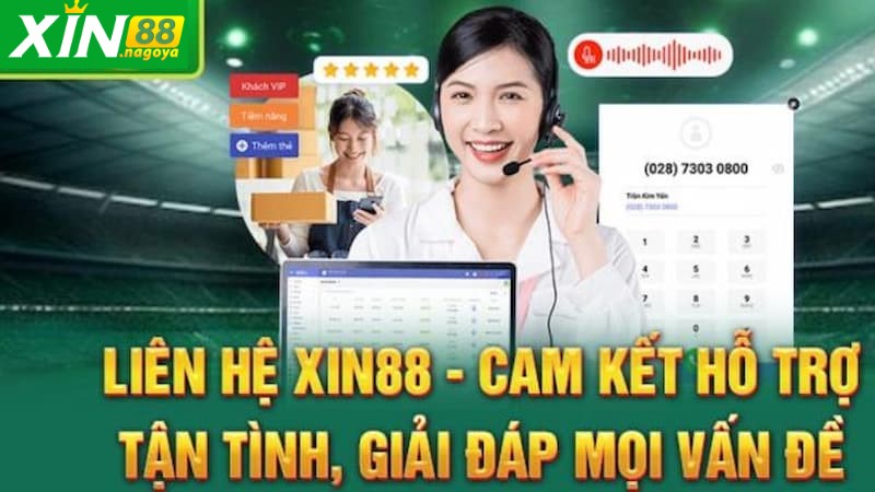 Các phương thức liên hệ Xin88